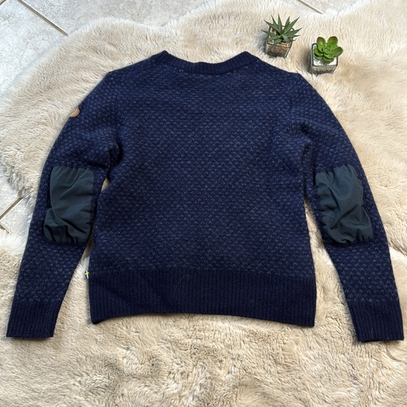 Fjallraven Ovik Nordic Sweater Womens Blue - Picture 3 of 16